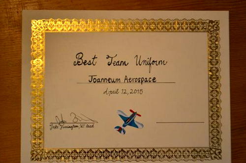 Special award for the best team uniforms