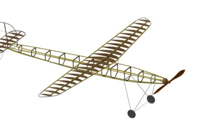 Demonstration of a Reverse Engineering Process for a Historic Aircraft Model Based on 2D-Drawings